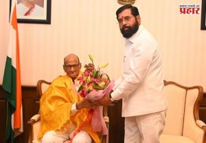 Eknath Shinde - Sharad Pawar : शरद पवारांनी एकनाथ शिंदेंच्या कार्यालयात घेतली आमदारांची बैठक