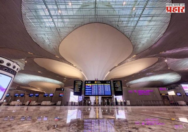 Navi Mumbai Airport : नवी मुंबई विमानतळावरून अबू धाबीसाठी आठवड्यातून तीन दिवस थेट विमान सेवा