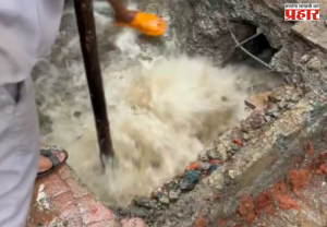 BMC NEWS : मुंबई-३ जलवाहिनीला ठाण्यातील तीन हात नाका परिसरात मोठी गळती; दुरुस्तीचे काम युद्धपातळीवर सुरू