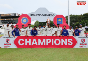 IND vs SL Colombo Test : कोलंबो कसोटी अनिर्णित; भारताने कसोटी मालिका १-० ने जिंकली