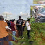 Mumbai Goa Highway Accident : मुंबई गोवा महामार्गावर अपघात, दोघींनी उडवल्यानंतर वाहन २५ फूट खोल खड्ड्यात