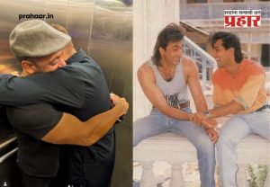 Salman Khan and Sanjay Dutt : सलमान खानची संजय दत्तसाठी भावुक पोस्ट; मिठी मारतानाचा फोटो व्हायरल, नेटकरी म्हणाले...