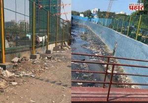 Vakola River Waste Prevention : ज्ञानेश्वर नगर लगतच्या वाकोला नदीकाठी बसवणार जाळ्या