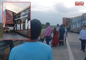 Samruddhi Highway Accident : समृद्धी महामार्गावर ट्रॅव्हल्स बसचा भीषण अपघात; 65 वर्षीय प्रवाशाचा मृत्यू, 10 जण जखमी