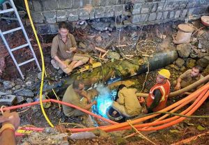 Mumbai 3 Pipeline : मुंबईला पाणीपुरवठा करणाऱ्या तीन हजार मिलीमीटर व्यासाच्या 'मुंबई ३' जलवाहिनीची दुरुस्ती पूर्ण