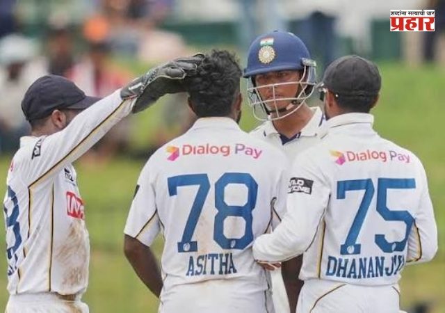 Ind vs SL 2nd Test Yashasvi Jaiswal : यशस्वी जयस्वालला बाद केल्यानंतर मैदानातच राडा; फर्नांडोसोबत जोरदार बाचाबाची
