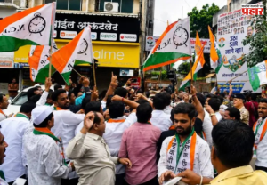 Nashik News : नाशिकमध्ये राष्ट्रवादीकडून काँग्रेस विरोधात आंदोलन , 'गुंगी गुडिया'वरून राजकारण तापलं