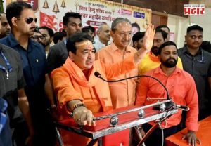 Nitesh Rane : आजपासून मुंब्रा नव्हे 'मुंब्रादेवी'च म्हणा!