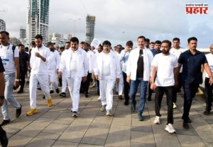 Maha Walkathon : महा वॉकेथॉनमधून जलसंपन्न महाराष्ट्राचा संदेश; राज्यभरात 3 लाखांहून अधिक नागरिकांचा सहभाग
