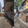 BMC Encroachment Drive : ‘पेडेस्ट्रियन फर्स्ट’ : दादरच्या एम. सी. जावळे मार्गावरील दुकानाच्या वाढीव बांधकामांवर हातोडा