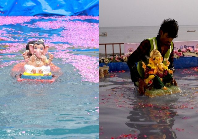 Ganesh Idols Immersion: कृत्रिम तलावांमध्ये तब्बल 97 टक्के गणेश मूर्तींचे विसर्जन, मुंबई महानगरपालिकेचा दावा