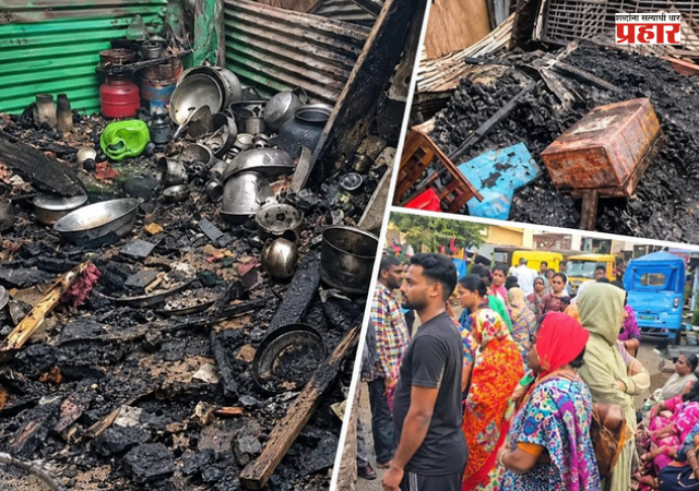 Belgaon : बेळगावमध्ये काळाचा घाला ! भीषण आगीत एकाच कुटुंबातील चौघांचा होरपळून मृत्यू
