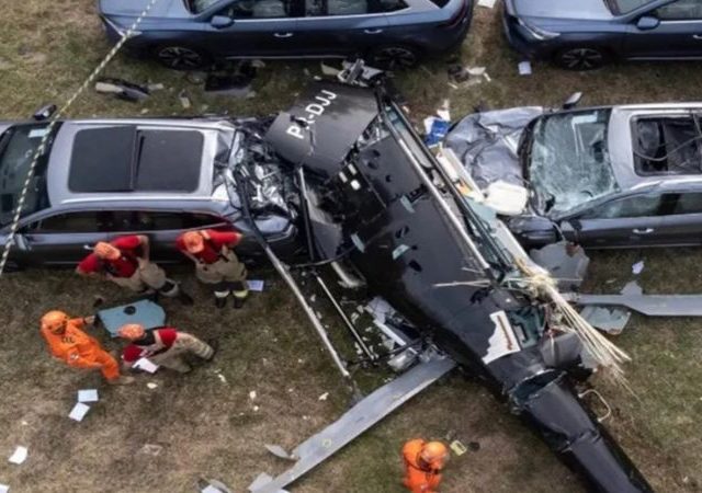 Canada Helicopter Crash : कॅनडात हेलिकॉप्टरचा भीषण अपघात; 4 जणांचा मृत्यू, उड्डाणानंतर काही क्षणांतच कोसळले