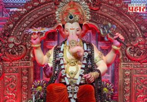 Lalbuagcha Raja First Look 2026 : 'लालबागचा राजा'चं प्रथम दर्शन; मिनाक्षी मंदिराचा भव्य देखावा आणि डोळे दिपवणारा राजेशाही थाट