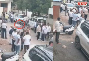Solapur Crime : सोलापुरात खळबळ! ५० ते ६० लोकांसमोर माजी नगरसेवकावर भररस्त्यात कोयत्याने प्राणघातक हल्ला; सीसीटीव्ही समोर