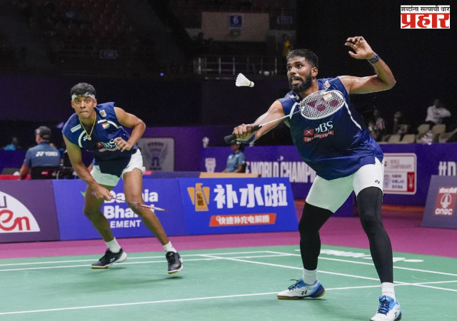 China Masters : भारतीय बॅडमिंटन जोडी सात्विक-चिरागला चायना मास्टर्सचे विजेतेपद