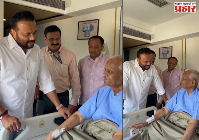 Jaykumar Gore : ग्रामविकास मंत्री जयकुमार गोरे यांनी घेतली बॉम्बे हॉस्पिटलमध्ये उपचार घेत असलेल्या ज्येष्ठ समाजसेवक अण्णा हजारे यांची भेट