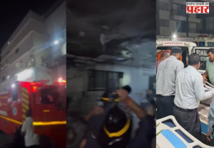 Fire at a hospital : छत्रपती संभाजीनगरमध्ये हॉस्पिटलमध्ये आग; NICU मधील ९ बालकांसह ५८ रुग्णांची सुखरूप सुटका