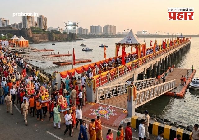 गणेशोत्सव २०२६ : खासदार डॉ. हेमंत सावरा यांच्या प्रयत्नांना यश! वसई-विरार महापालिकेकडून विसर्जन जेट्टीसह विशेष सुविधांची घोषणा