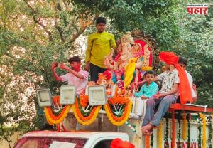 Maharashtra Sadan Delhi : दिल्लीतील महाराष्ट्र सदनात गणेशोत्सवाची दिमाखात सांगता; भव्य मिरवणुकीने गणरायाला निरोप