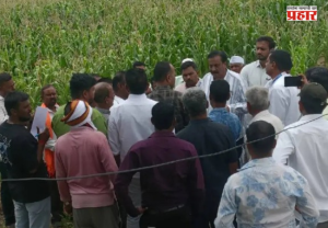 Dhule : मनमाड–इंदूर रेल्वे मार्गासाठी भूसंपादनाला शेतकऱ्यांचा तीव्र विरोध, संयुक्त मोजणीचे पथक माघारी