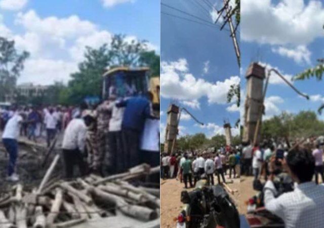 Miraj Slab Collapse : मिरज शासकीय रुग्णालय परिसर हादरला; प्रवेशकमानीचा स्लॅब कोसळून ७ मजूर गंभीर जखमी