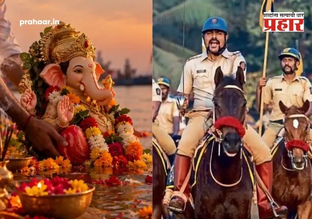 Mumbai Police Mounted Unit : मुंबई पोलिसांचे ऐतिहासिक 'घोडदळ' पुन्हा सेवेत; गणेशोत्सवात चौपाट्यांवर सुरक्षेची जबाबदारी सांभाळणार