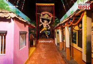Ganeshotsav 2026 : मुंबईच्या इच्छापूर्ती मंडळात अवतरली कोकणातील 'ज्ञानाची पालखी'; बाप्पाच्या चरणी 'विद्या दानाचा' देखावा!