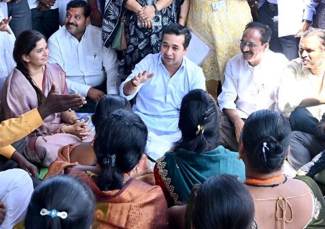 Nitesh Rane : शिवणाटाकळी तलावातील पाणीपातळीत घट; पंचनाम्यानंतर पात्र मच्छीमारांना मदत मिळवून देणार - मंत्री नितेश राणे