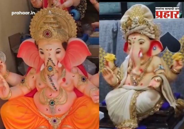 Pen ganpati idol : पेणच्या गणेशमूर्तींचा जगभरात डंका! यंदा ७० लाखांहून अधिक मूर्तींची विक्री; तब्बल २० लाख बाप्पा परदेशात रवाना