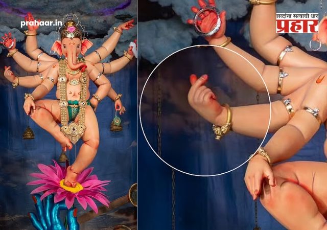 Mumbaicha Raja 2026 : गणेश गल्लीतील गणपती बाप्पाच्या 'त्या' हाताच्या मुद्रेमागे नक्की काय रहस्य आहे ?