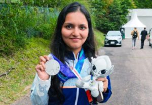 Sonam Maskar : Asian Gamesमध्ये 'सोनम मस्कर'ची दमदार कामगिरी; 10 मीटर एअर रायफलमध्ये भारताला रौप्यपदक