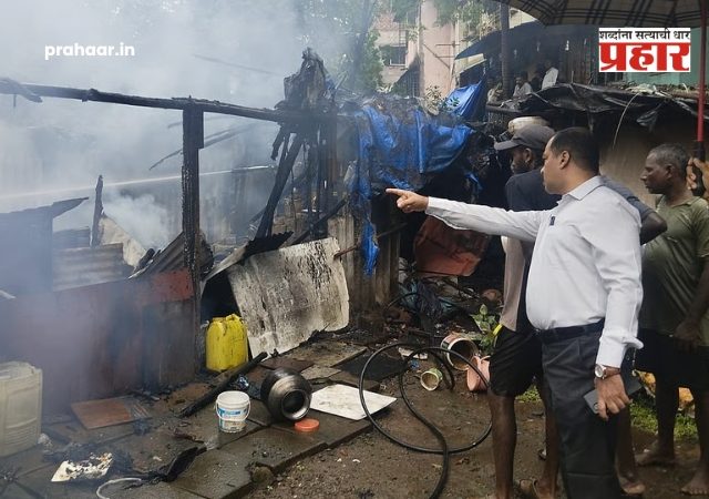 Thane News : ठाण्यात भीषण दुर्घटना! ५ झोपड्यांना आग लागून सिलिंडरचा स्फोट; सुदैवाने मोठा अनर्थ टळला!