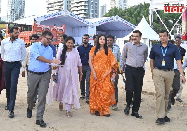 Ganpati Visarjan 2026 : श्रीगणेशमूर्ती विसर्जन स्थळांचा महानगरपालिका आयुक्त आश्विनी भिडे यांनी घेतला आढावा