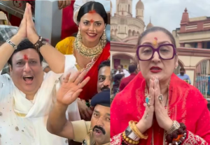 Sunita Ahuja : गोविंदा अन् सुनीता आहुजा यांच्यात पुन्हा वादाची चर्चा, काली मातेच्या दर्शनानंतर सुनीता भावुक