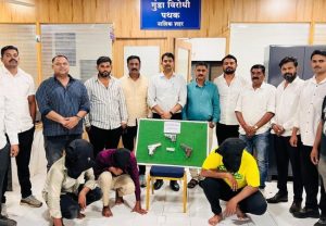 Nashik Crime: गुंडा विरोधी पथकाने नाशिकमध्ये शस्त्रविक्रीचा डाव उधळला; तिघे ताब्यात, 2.15 लाखांचा मुद्देमाल जप्त