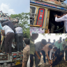 Minister Girish Mahajan : पिंपळगावजवळ दोन ट्रकची धडक, जखमींच्या मदतीसाठी मंत्री गिरीश महाजन ताफा थांबवून घटनास्थळी; बचावकार्यात केली मदत