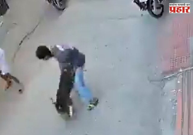 Pitbull Attack : बाळाला कडेवर घेऊन बाहेर पडताच पिटबुलचा भयानक हल्ला; अंगावर काटा आणणारा VIDEO व्हायरल