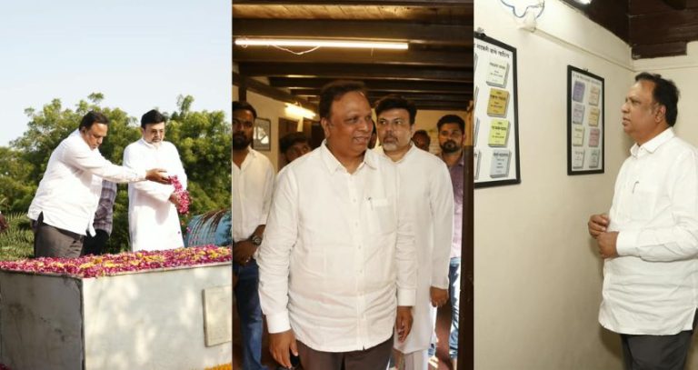 Ashish Shelar : सावनेरमधील राम गणेश गडकरी स्मारकाची मंत्री आशिष शेलार यांच्याकडून पाहणी!