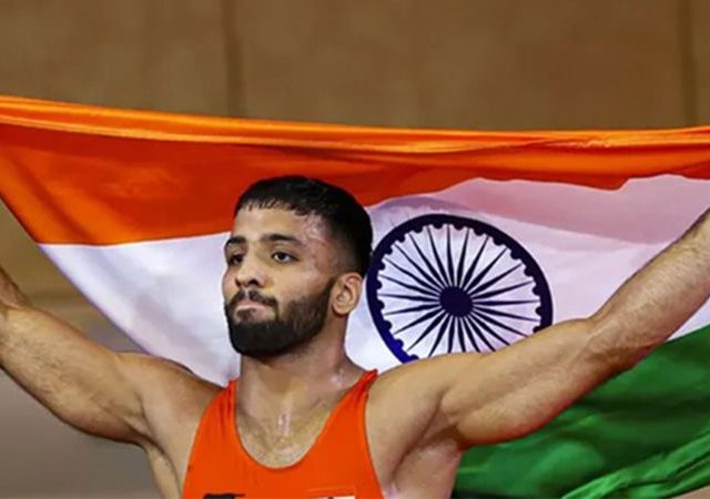 Asian Games 2026 : कुस्तीत सुजीत कलकलचा ऐतिहासिक पराक्रम! २-९ ने मागे असताना मारली बाजी; भारताला मिळवून दिले 'सुवर्ण'