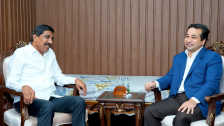 मंत्री नितेश राणे यांची आंध्रचे बंदरे मंत्री जनार्दन रेड्डी यांच्यासोबत बैठक; बंदरांच्या माध्यमातून औद्योगिकीकरणाला चालना देण्याच्या उपक्रमांबाबत चर्चा