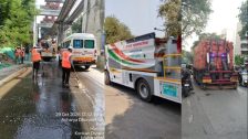 मुंबईत BMC च्या धूळ नियंत्रण मोहीम अंतर्गत ६९.५५ किलोमीटर लांबीच्या रस्त्यांची स्वच्छता
