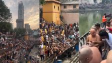 Banganga Tank News : बाणगंगा तलावात माशांच्या सामूहिक मृत्यूनंतर खळबळ; पितृपक्षाच्या शेवटी बॅरिकेट्सच्या सावलीत पार पडले शेकडो भाविकांचे श्राद्ध