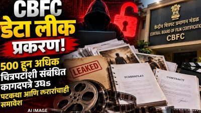 CBFC Data Leak : CBFC डेटा लीक प्रकरण; 500 हून अधिक चित्रपटांशी संबंधित कागदपत्रे उघड, पटकथा आणि करारांचाही समावेश