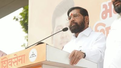 बिस्किटाचा पुडा तरी घेऊन जाता का? उपमुख्यमंत्री एकनाथ शिंदे यांची विरोधकांवर बोचरी टीका
