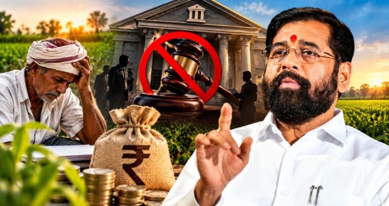 Farmer loan recovery Maharashtra : शेतकऱ्यांकडून सक्तीने कर्जवसुली केल्यास वित्तीय संस्थांवर कठोर कारवाई : उपमुख्यमंत्री एकनाथ शिंदें