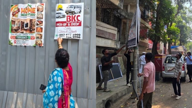 'फ्लेक्समुक्त मुंबई' अभियानासाठी महापौरांची धडाकेबाज सुरुवात, घाटकोपरमध्येच अनधिकृत बॅनर हटवत केला मोहिमेचा श्रीगणेशा