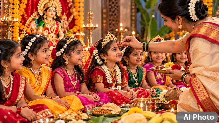 Kanya Pujan 2026: कन्या पूजनसाठी 9 कन्या मिळाल्या नाही तर काय करायचं? काय सांगतं शास्त्र