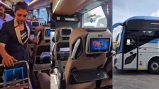 Kerala business class bus : विमानासारख्या लक्झरी सुविधा आता बसमध्ये! केरळ सरकारच्या 'बिझनेस क्लास' बस प्रवासाची सर्वत्र चर्चा