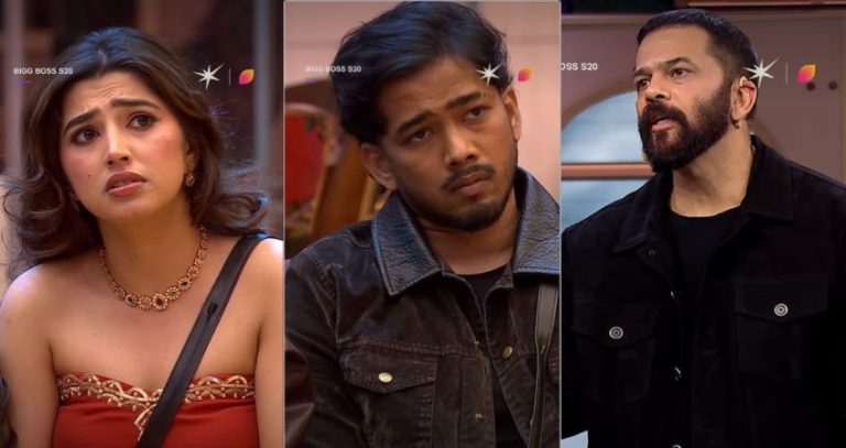 Rohit Shetty Bigg Boss 20 : रोहित शेट्टीचा पारा चढला! ‘ब्लैंकेट मसाज’ प्रकरणावरून स्काउट आणि लव गिलची स्टेजवरच कानउघडणी